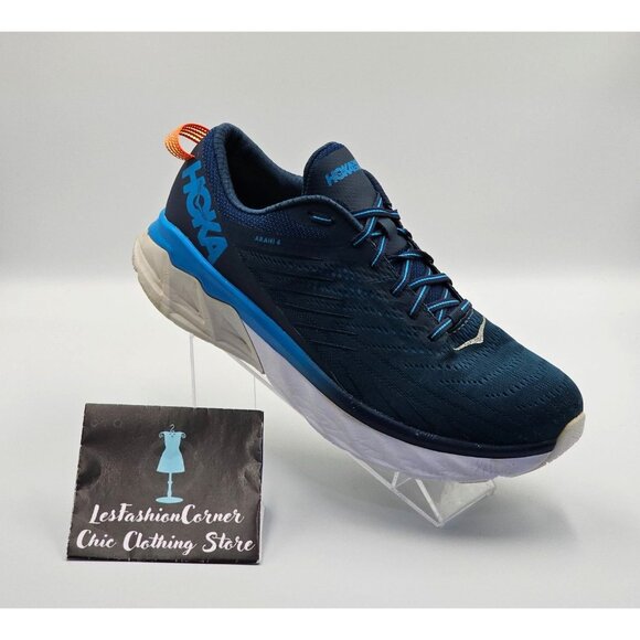 Hoka One Men’s Majolica Blue Arahi 4 Road Running Sneakers Shoes Size 11.5 2515 - Picture 15 of 16